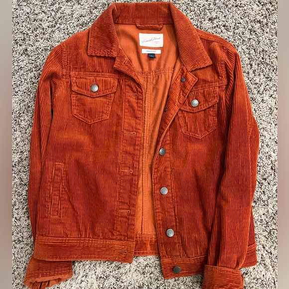 Universal Thread | Jackets & Coats | Burnt Orange Corduroy Jacket